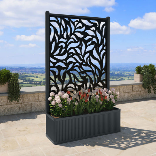 Plumley - Extra Large High Planter - Plume Screen