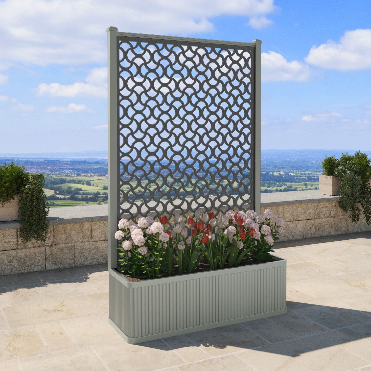 Plumley - Extra Large High Planter - Vida Screen