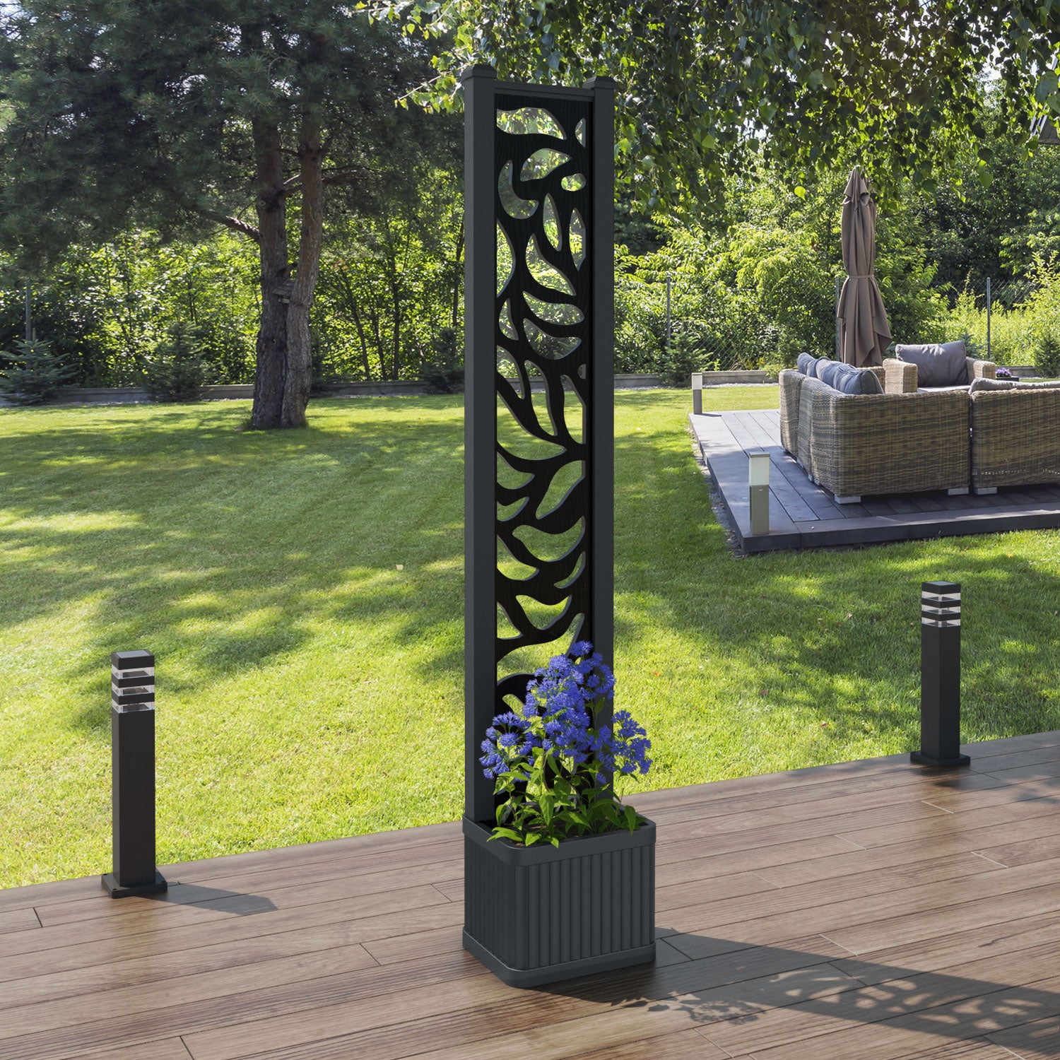 Plumley - Small Planter - Plume Screen