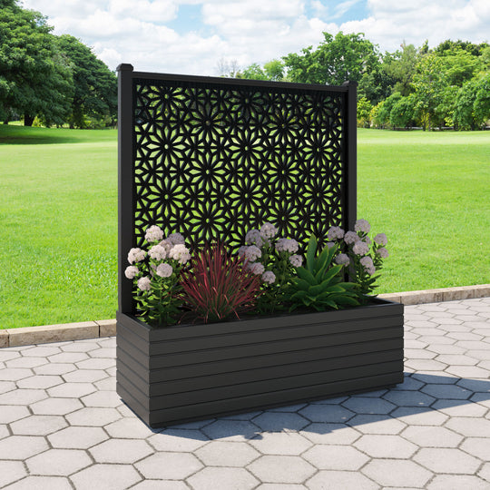 Vertu Extra Large Low Planter with Narwa Screen