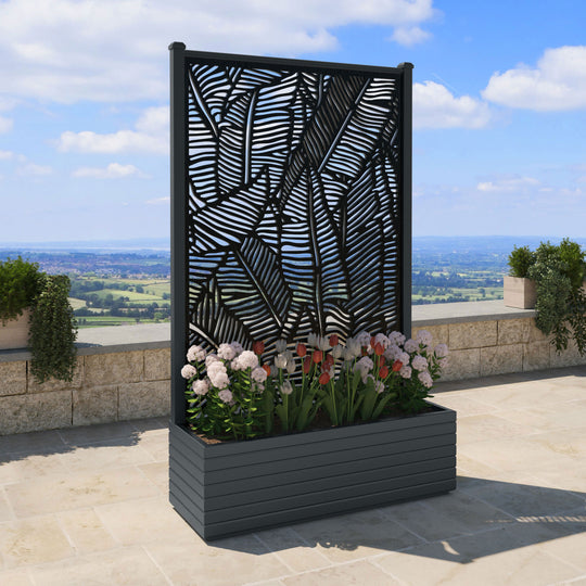 Vertu - Extra Large High Planter - Feather Screen