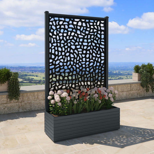 Vertu - Extra Large High Planter - Pebble Screen