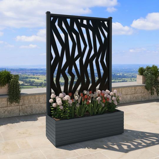 Vertu Extra Large High Planter with Zenith Screen