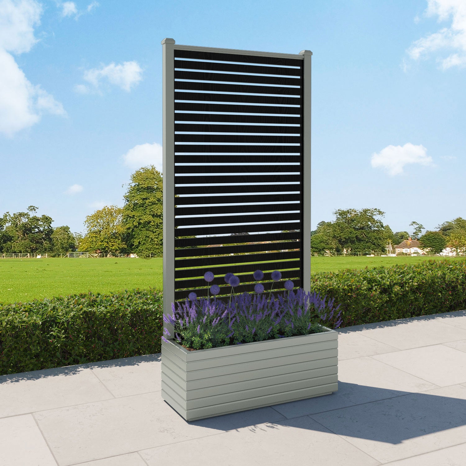Vertu - Large Planter - Aspen Screen