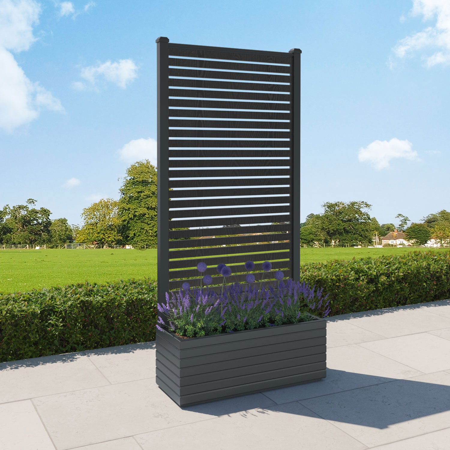 Vertu - Large Planter - Aspen Screen
