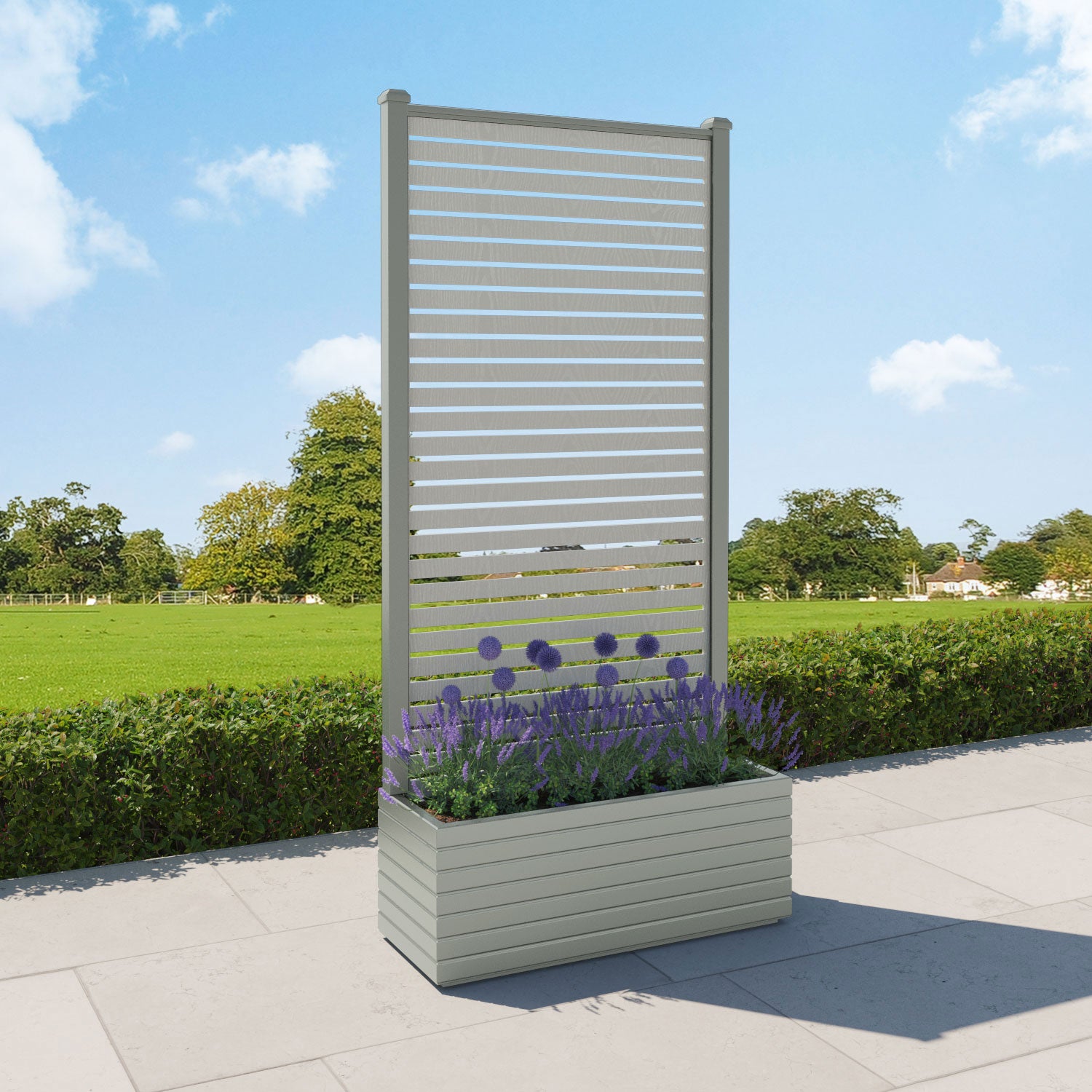 Vertu - Large Planter - Aspen Screen