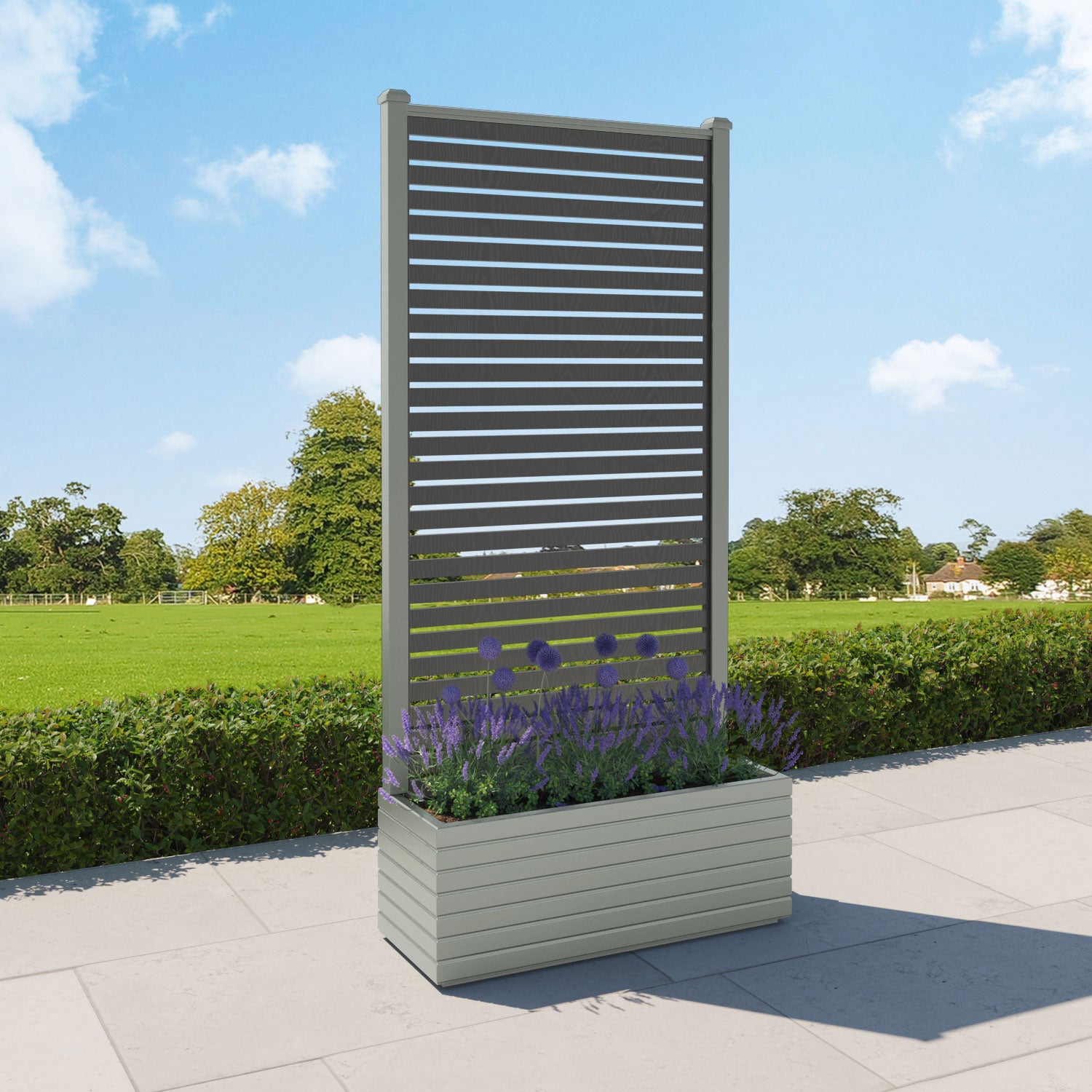 Vertu - Large Planter - Aspen Screen