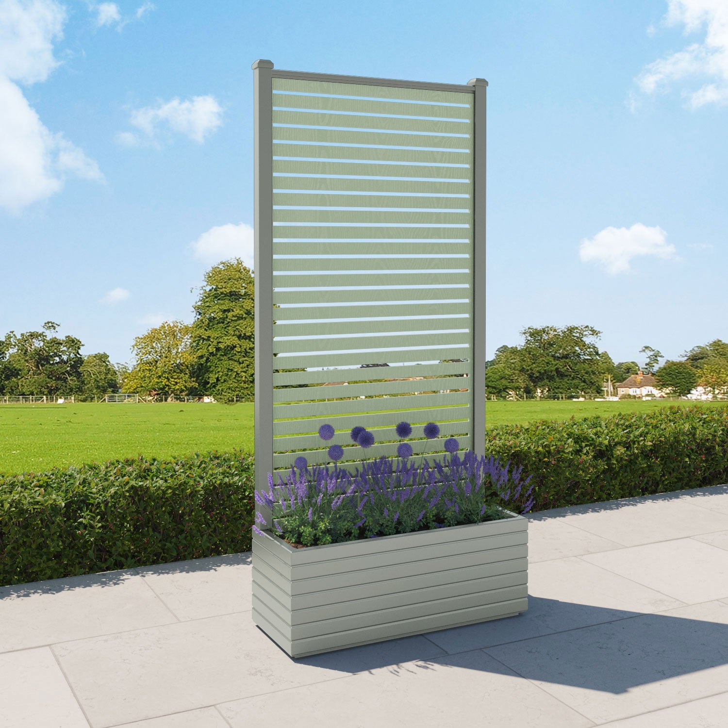 Vertu - Large Planter - Aspen Screen
