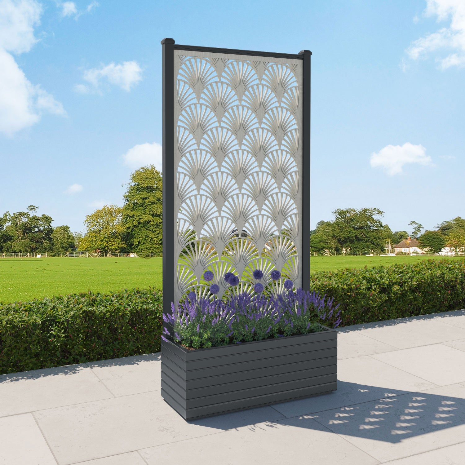 Vertu - Large Planter - Laurel Screen
