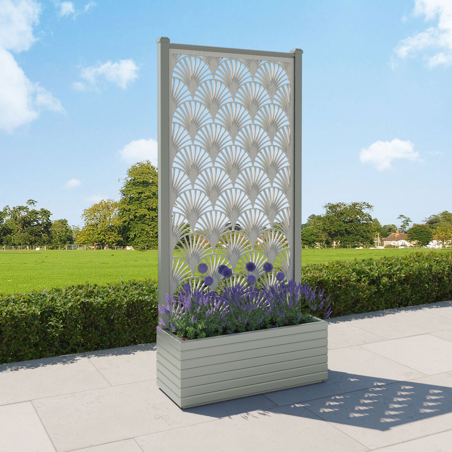 Vertu - Large Planter - Laurel Screen