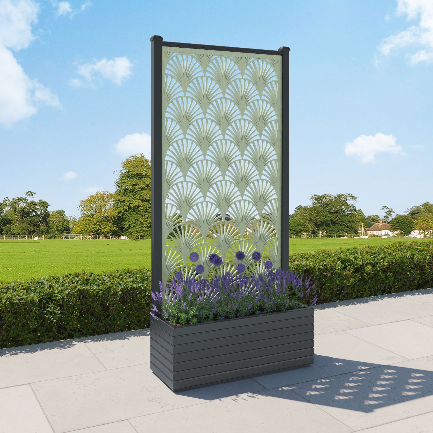 Vertu - Large Planter - Laurel Screen