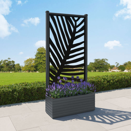 Vertu - Large Planter - Palm Screen