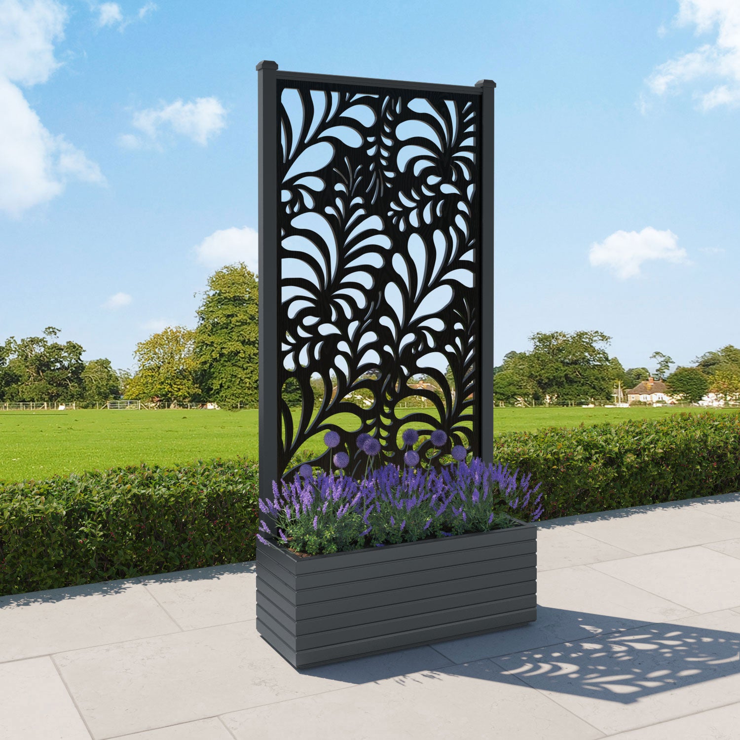 Vertu - Large Planter - Petal Screen