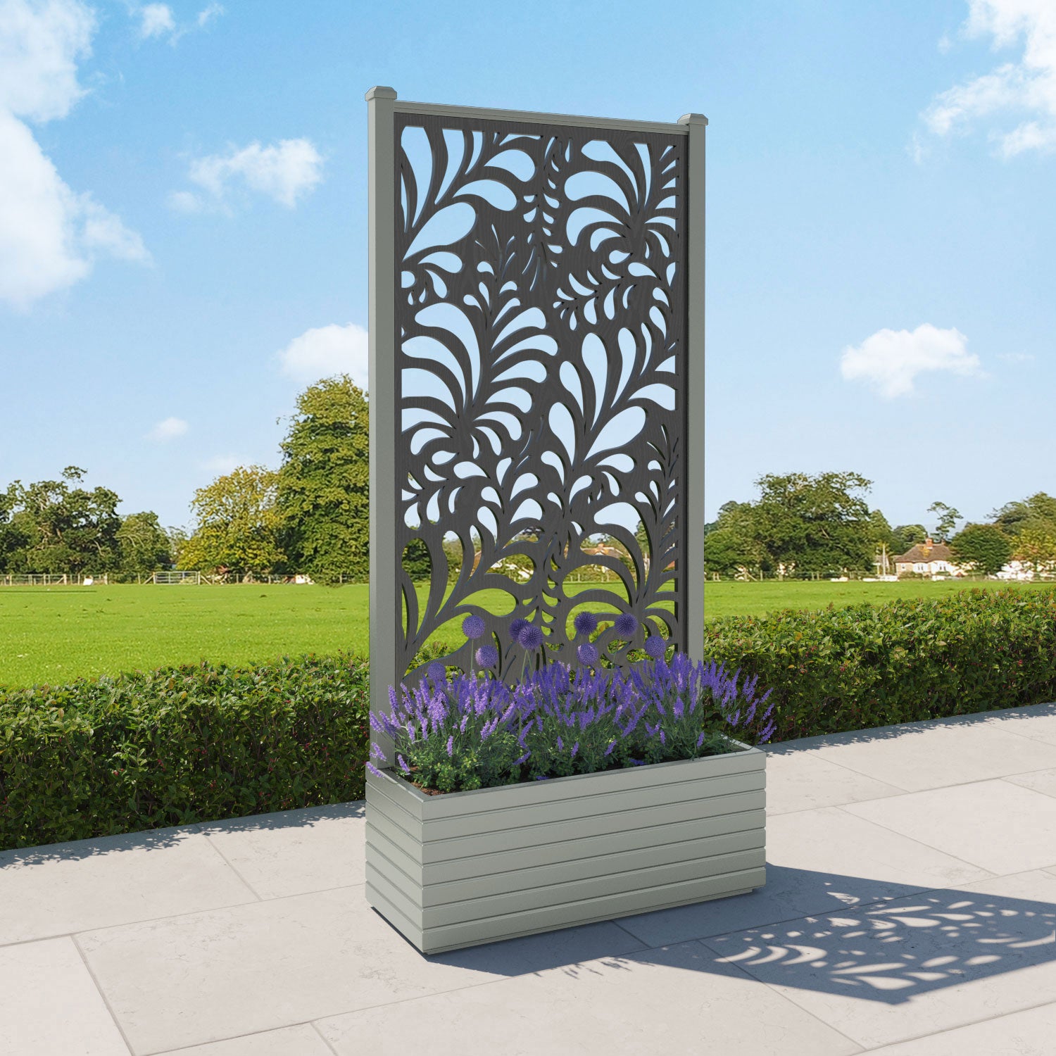 Vertu - Large Planter - Petal Screen