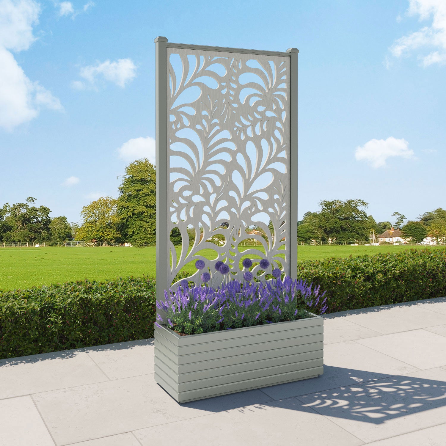 Vertu - Large Planter - Petal Screen