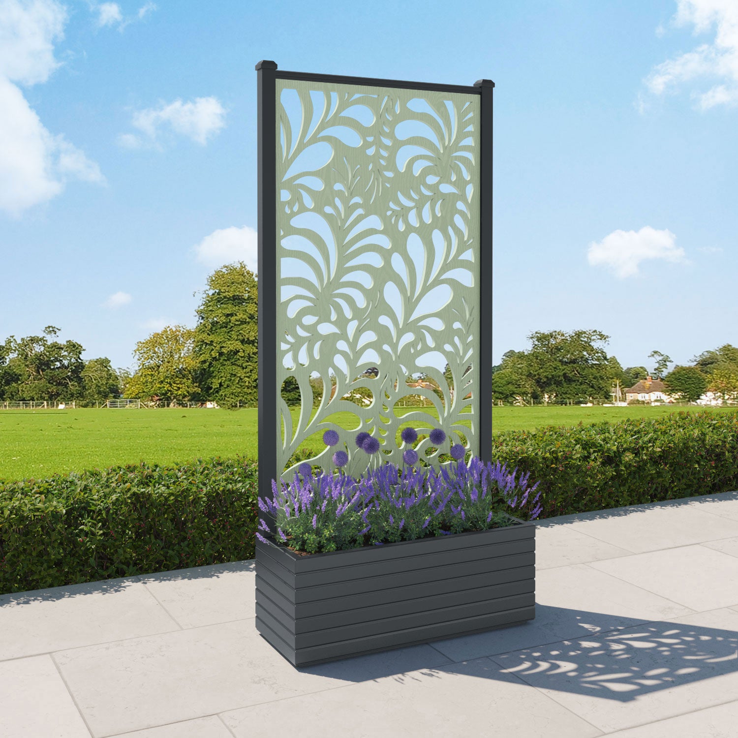 Vertu - Large Planter - Petal Screen