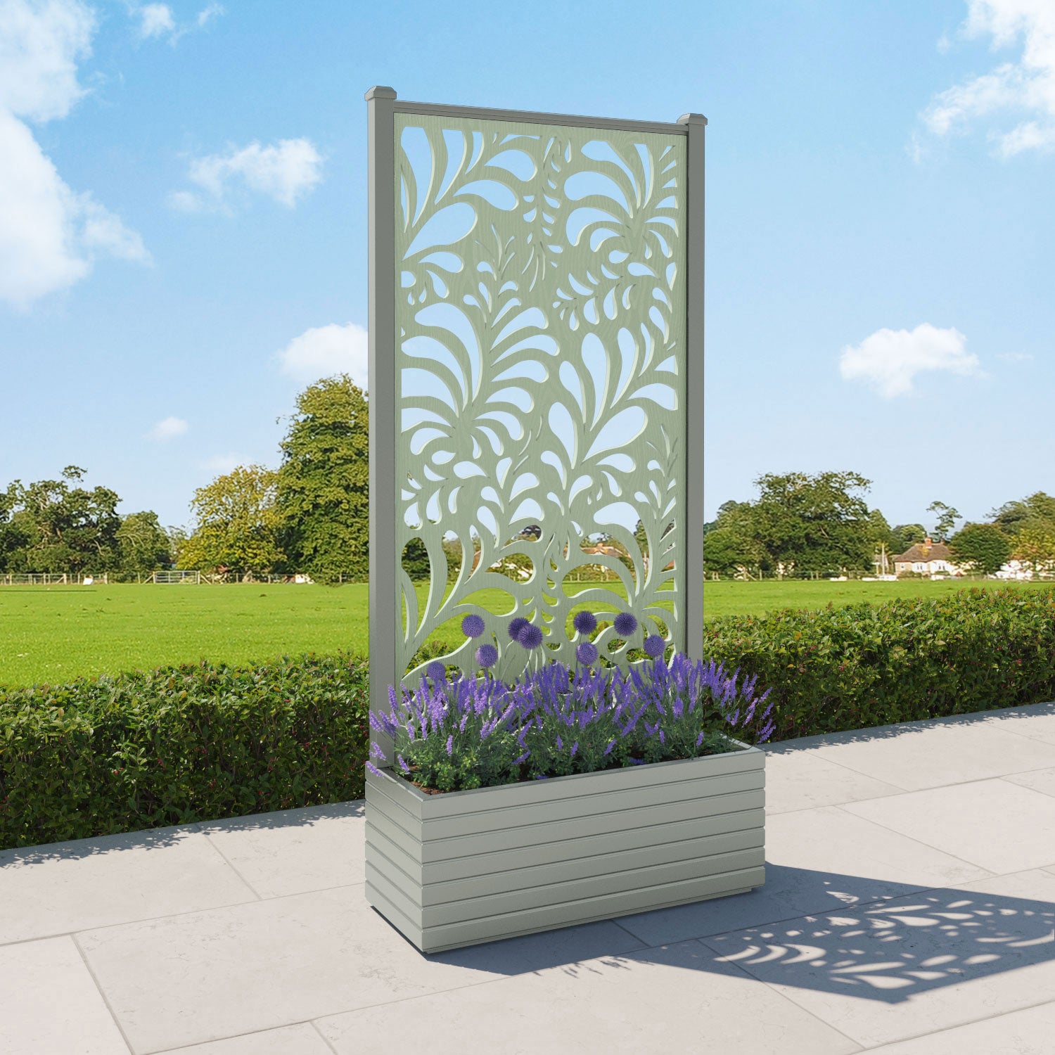 Vertu - Large Planter - Petal Screen