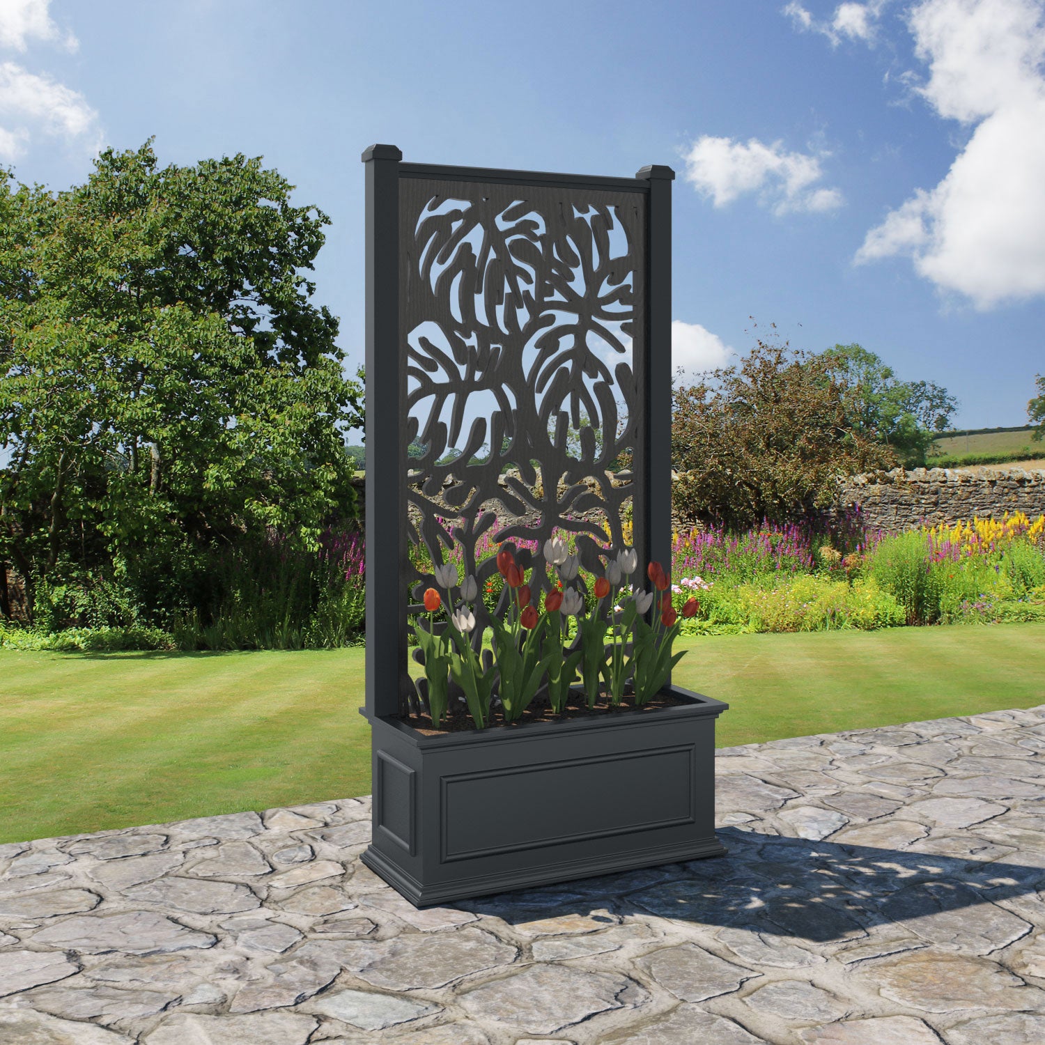 Windsor - Medium Planter - Botanic Screen