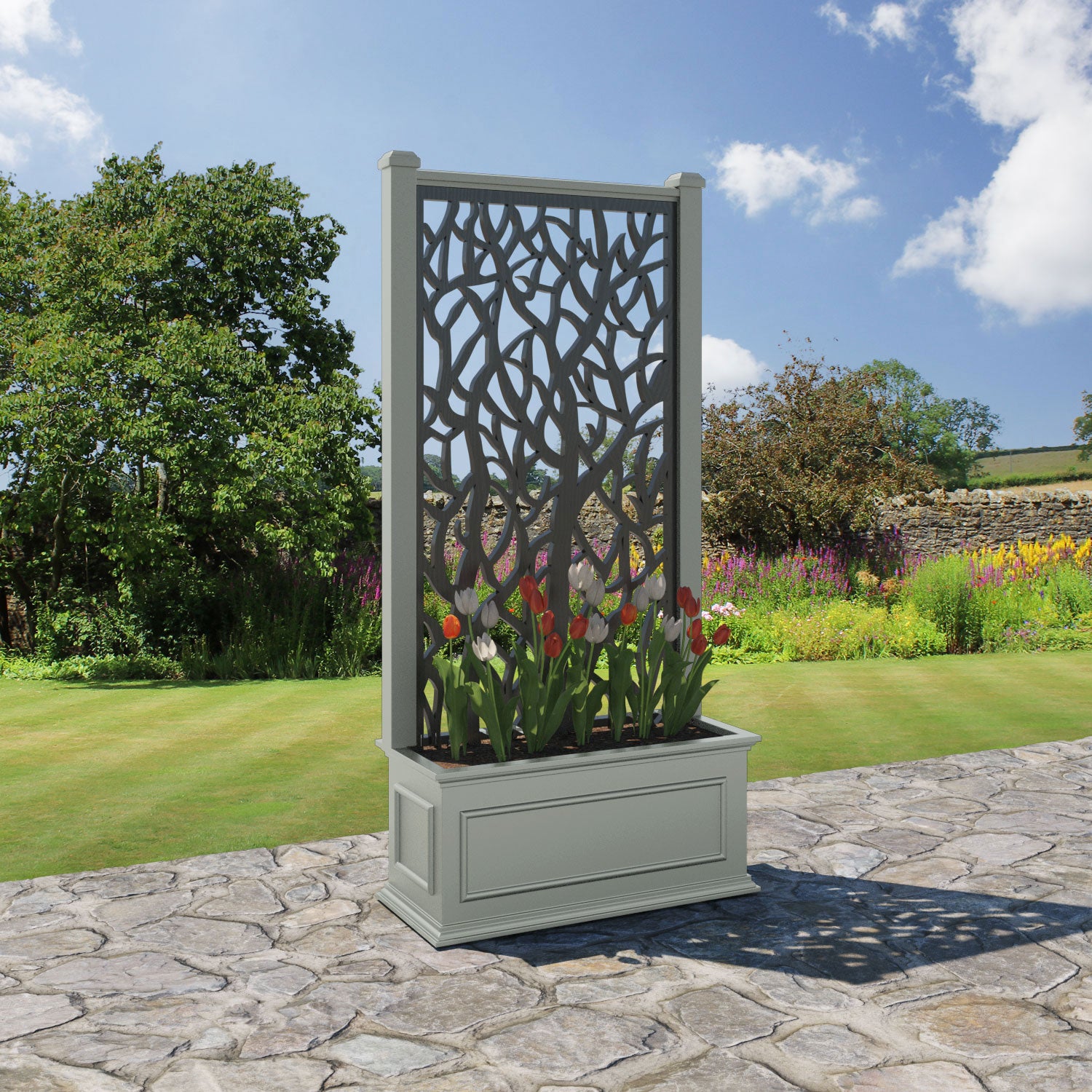 Windsor - Medium Planter - Twilight Screen