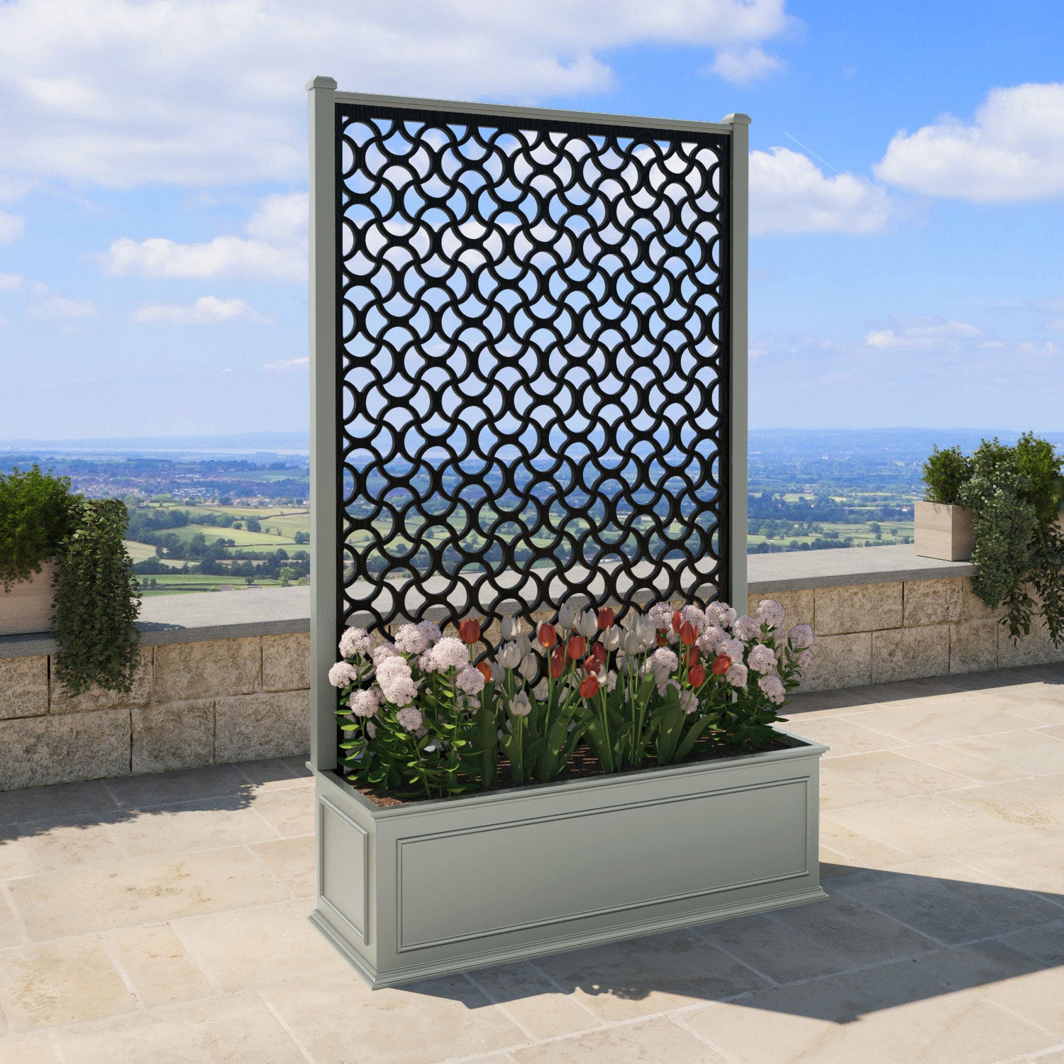 Windsor - Extra Large High Planter - Vida Screen