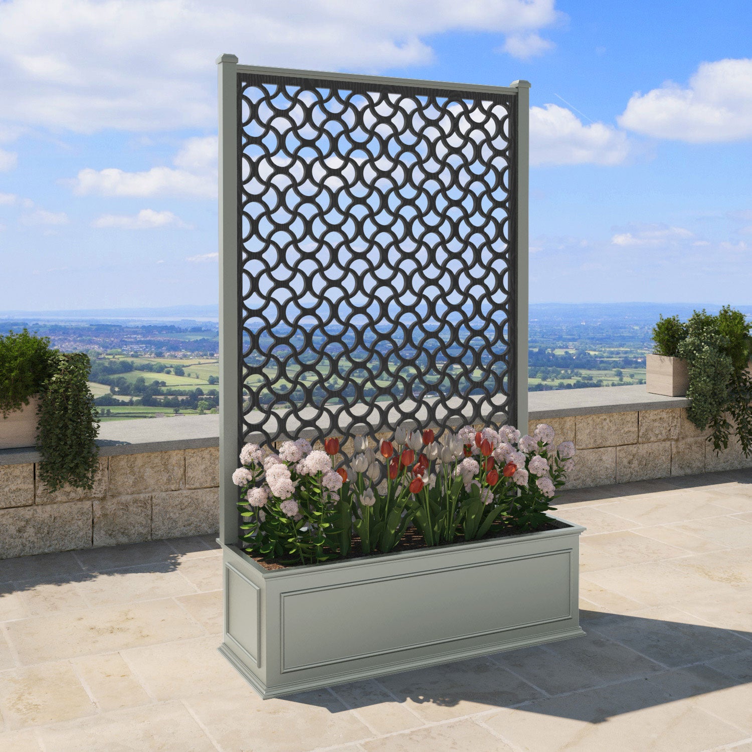 Windsor - Extra Large High Planter - Vida Screen