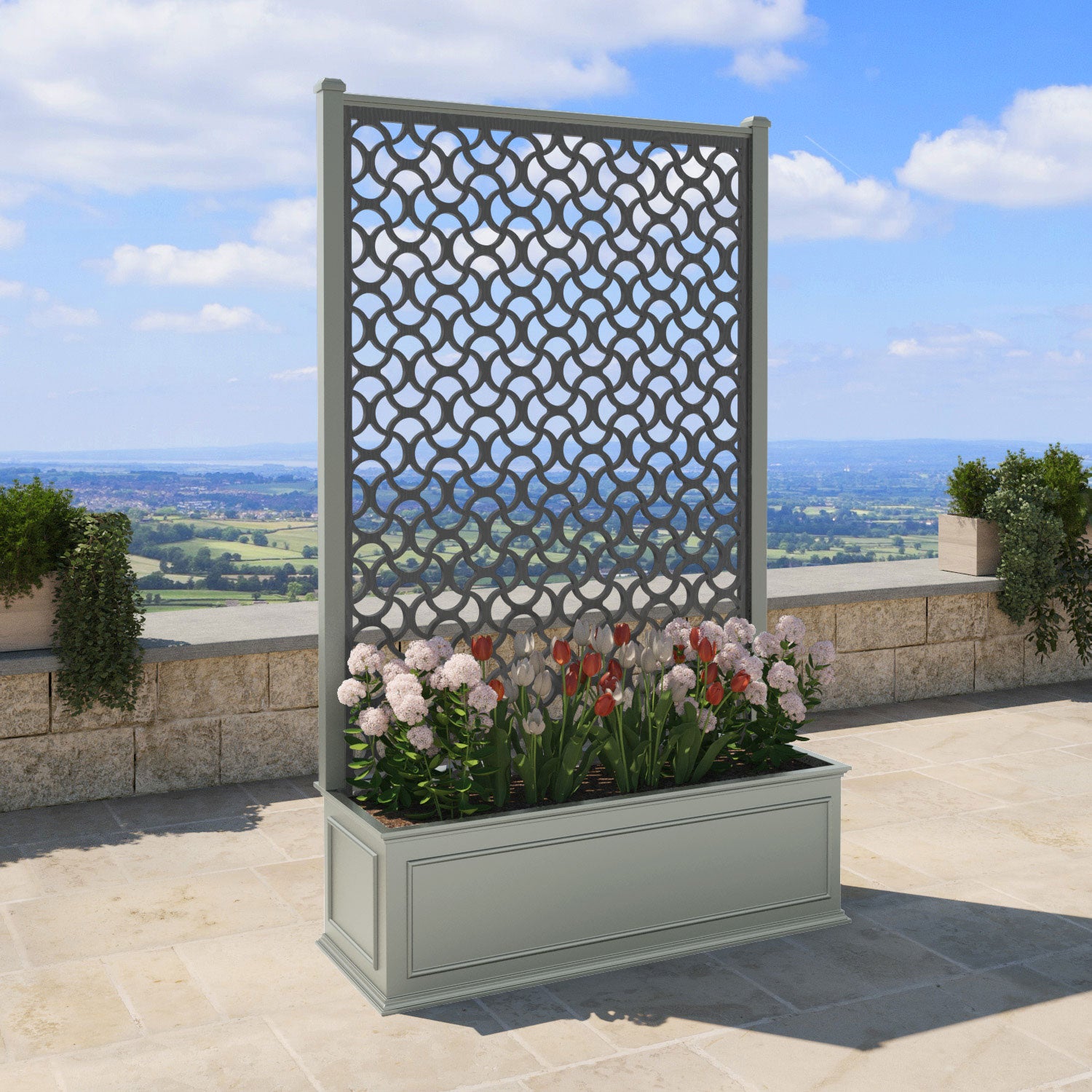 Windsor - Extra Large High Planter - Vida Screen