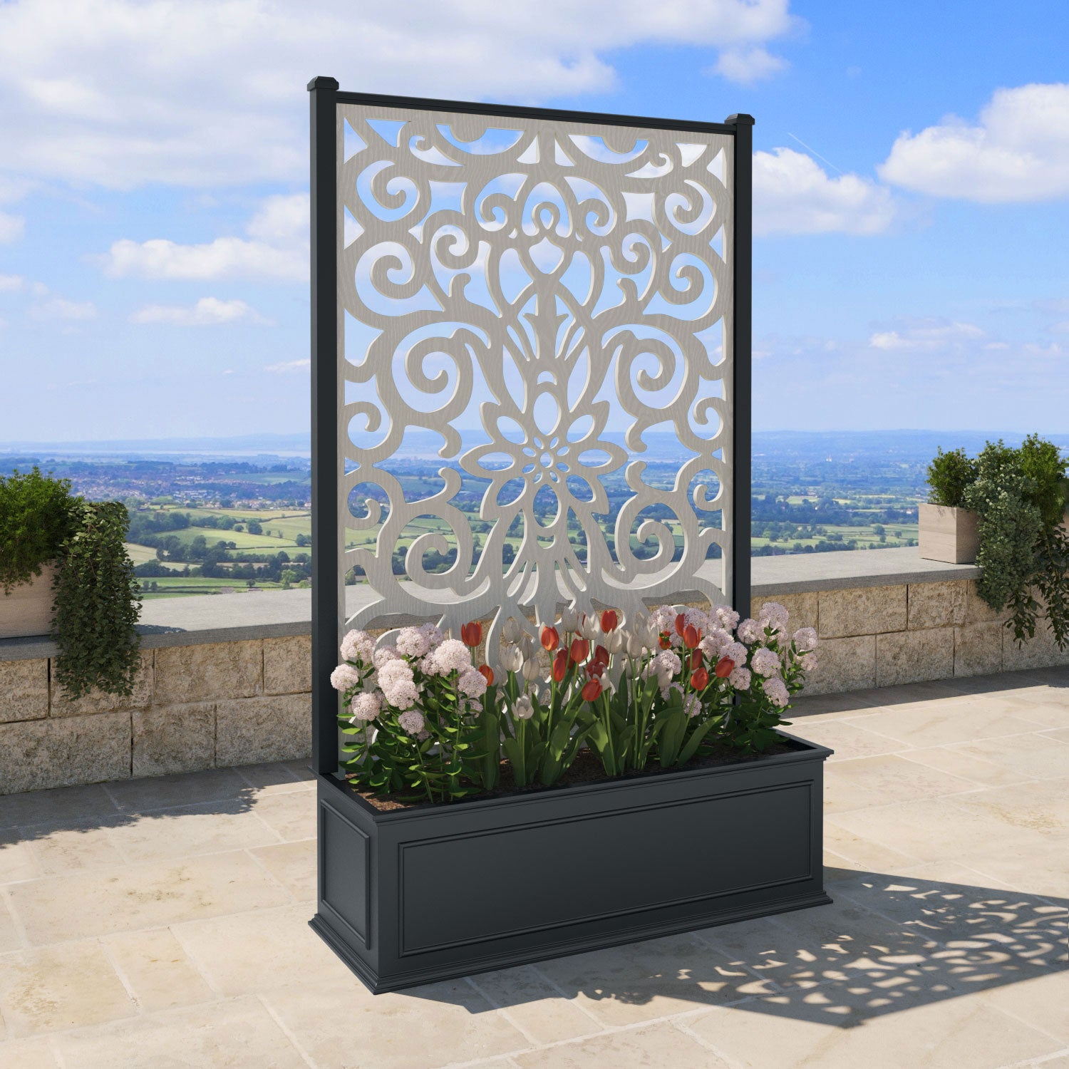 Windsor - Extra Large High Planter - Windsor Screen
