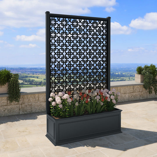 Windsor - Extra Large High Planter - Zaria Screen