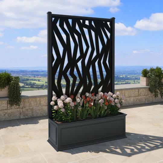 Windsor Extra Large High Planter with Zenith Screen