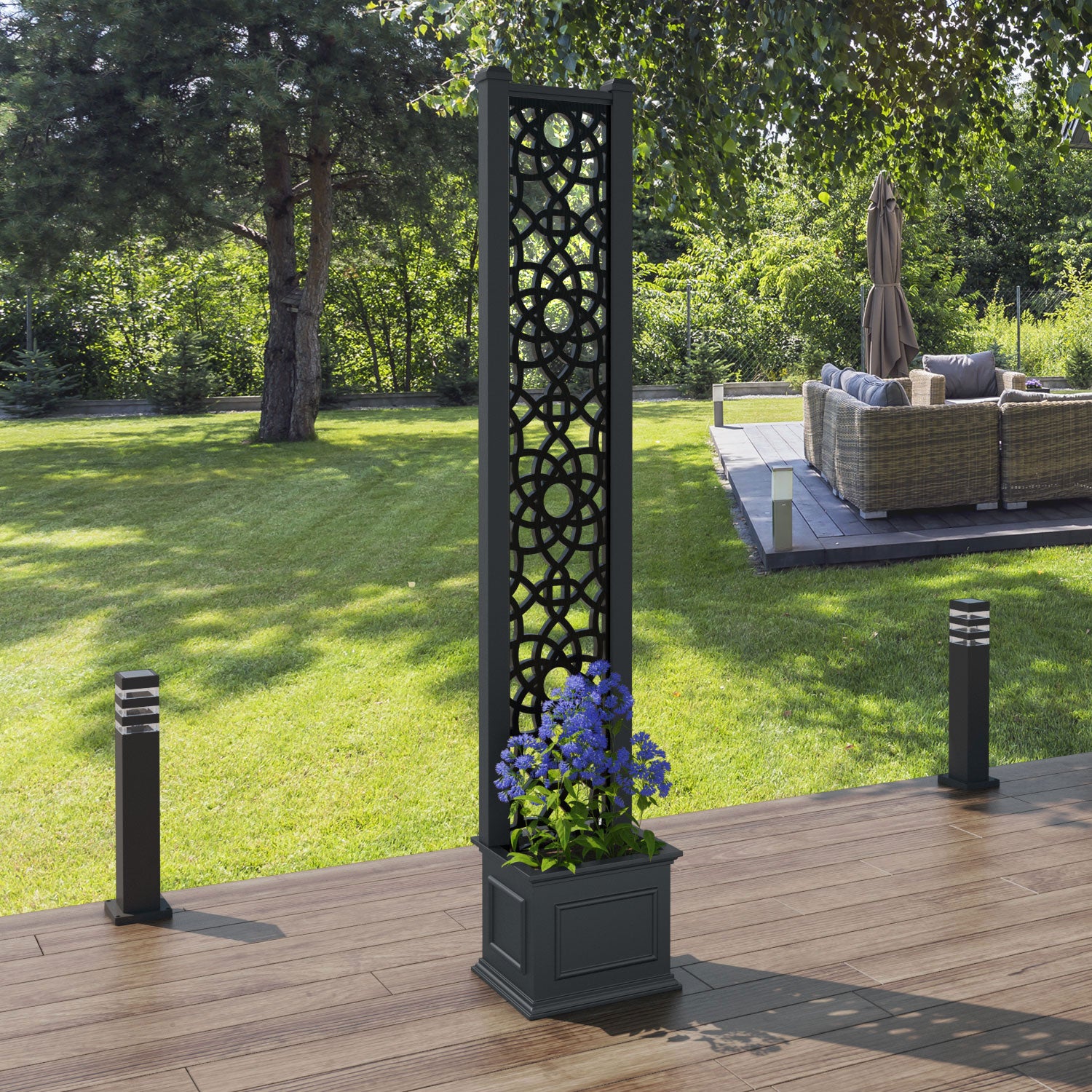 Windsor - Small Planter - Ambar Screen