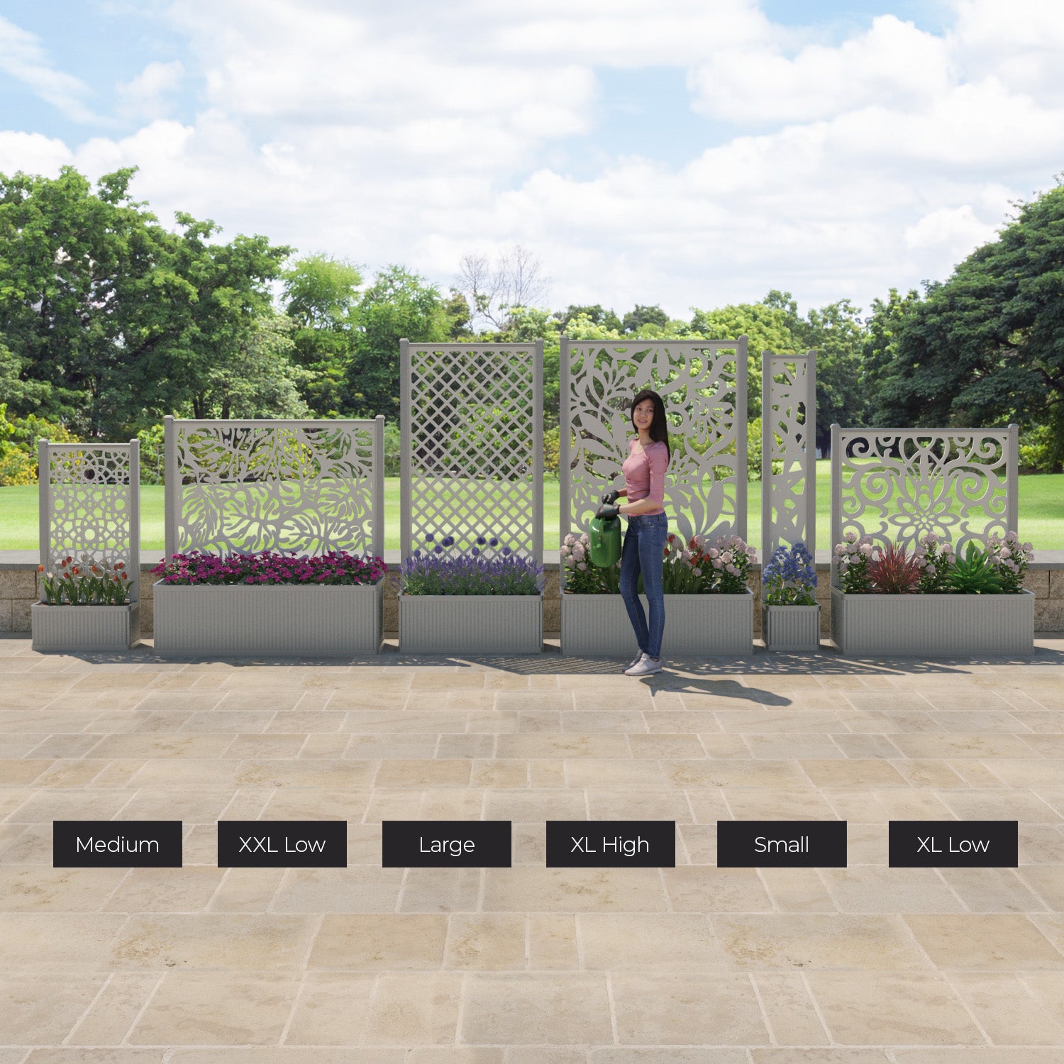 Plumley Extra Large High Planter with Narwa Screen