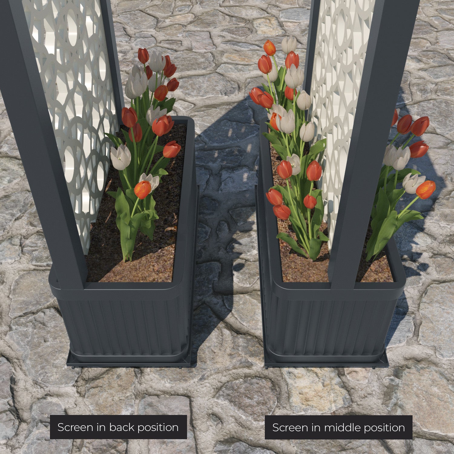 Plumley - Small Planter - Plume Screen