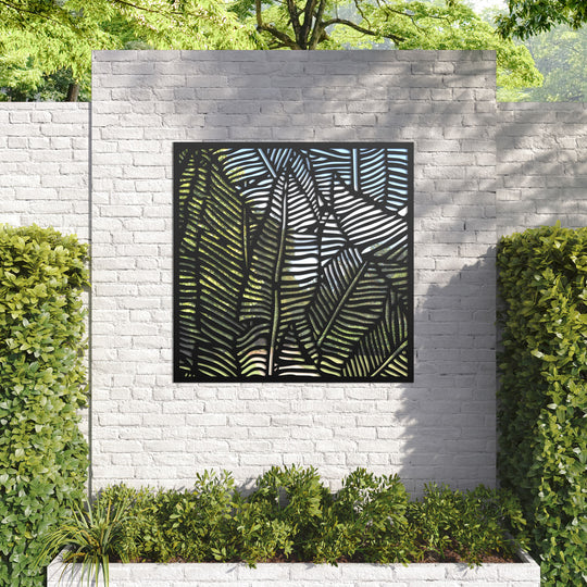 Quill outdoor decorative mirrored panel