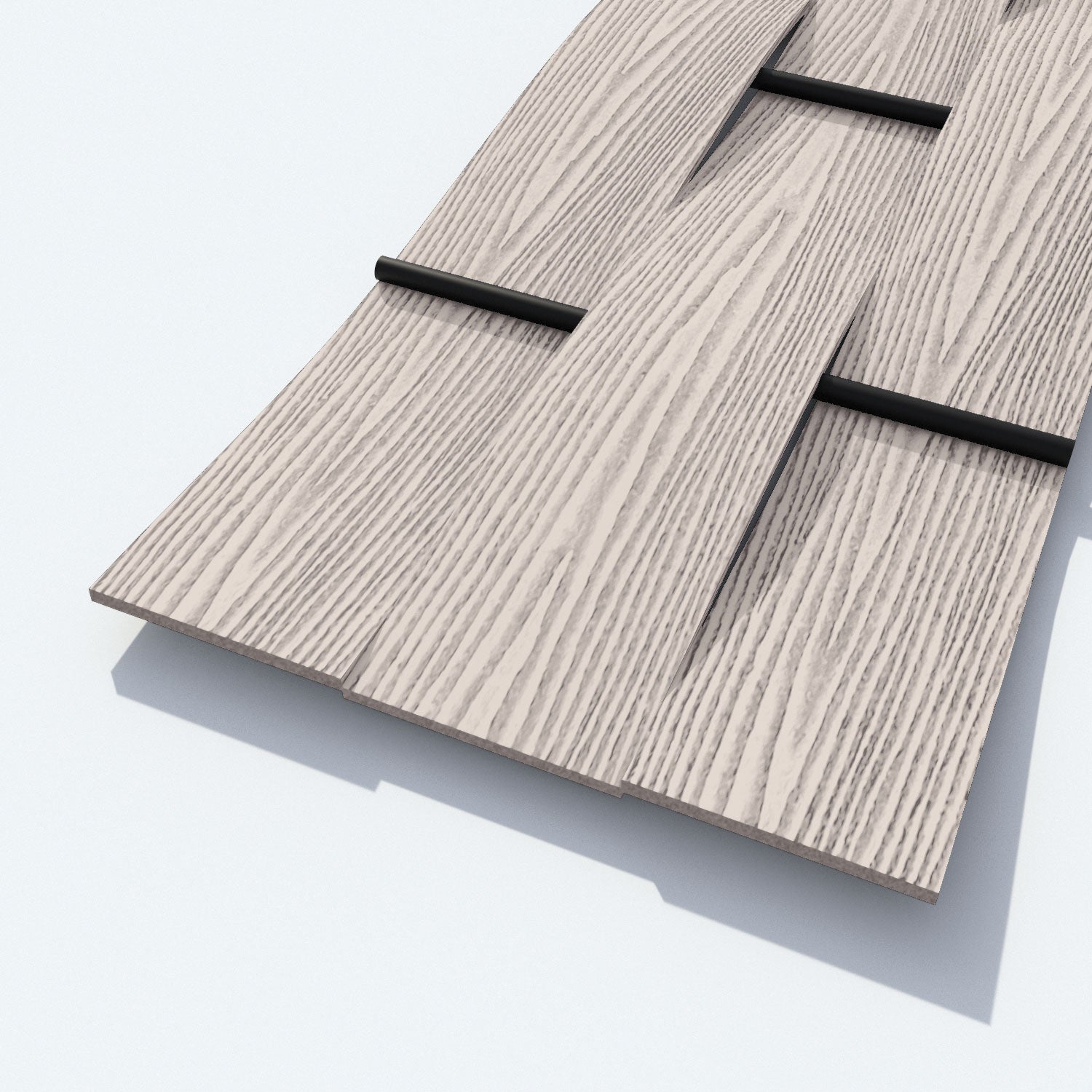 Ripple Vida Curved Top Fence Panel - Mid Stone - with our aluminium posts