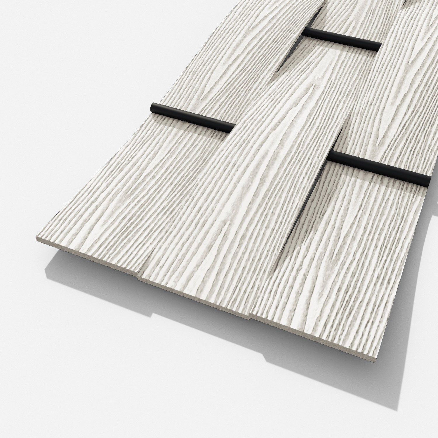 Ripple (Grained Finish)  - Shades of Grey Fence Slat Sample Pack