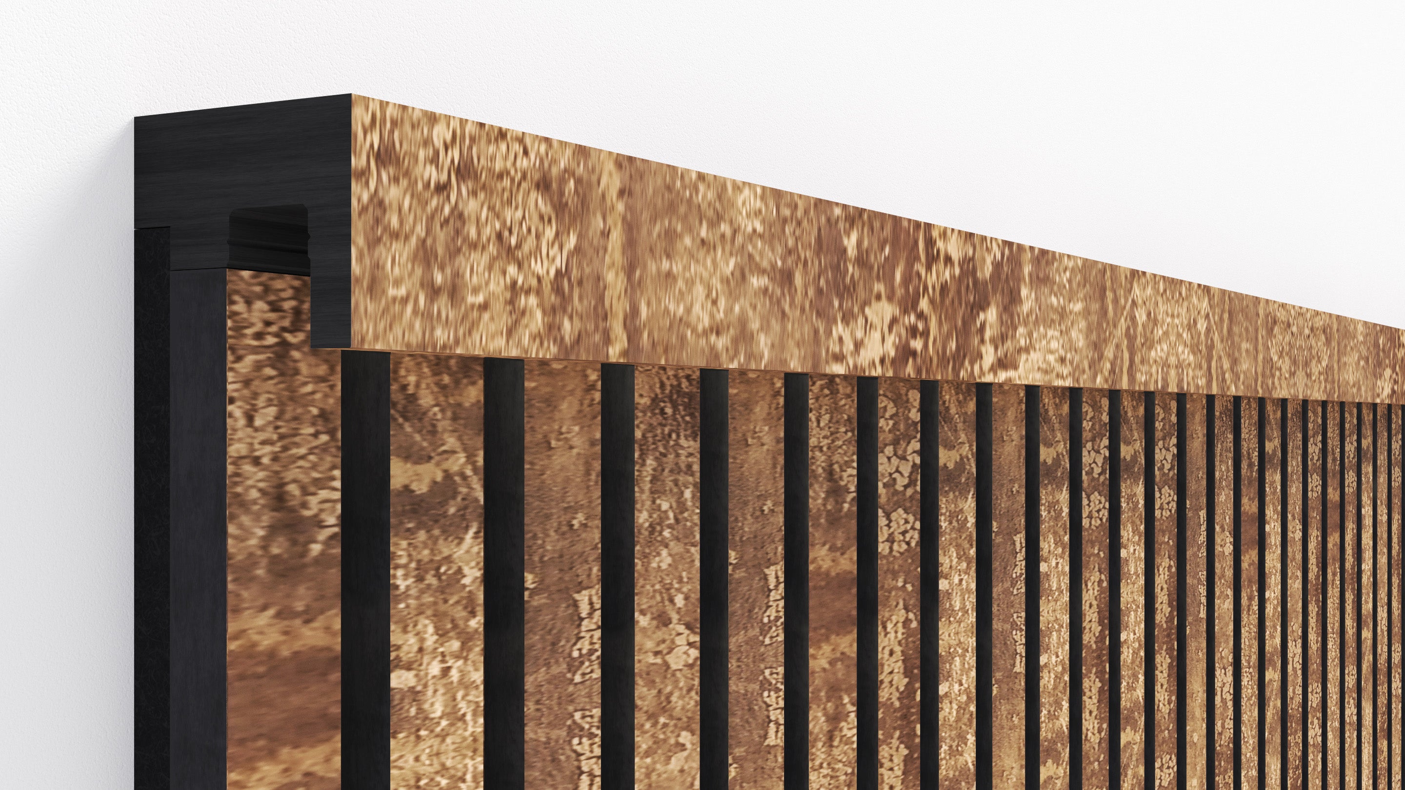 InsuSlat™ - Top Trim Batten - Antique Rust