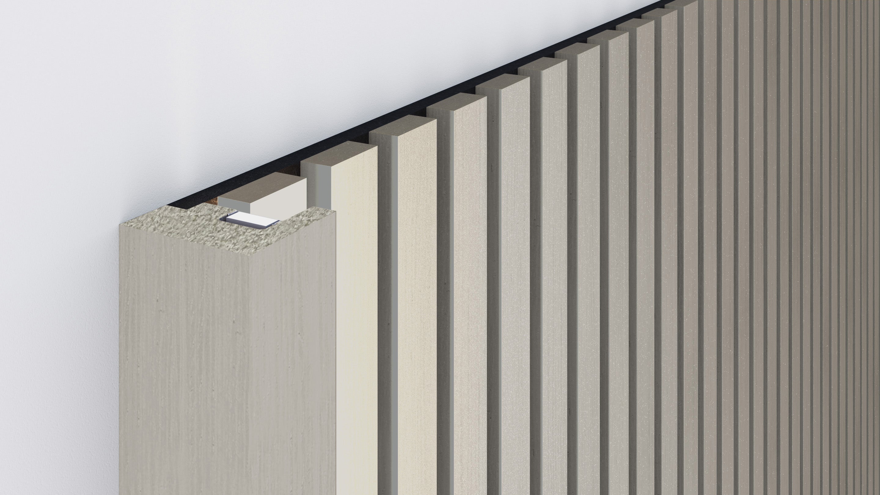 InsuSlat™ - Pair of Side Trim Battens - Silver Birch