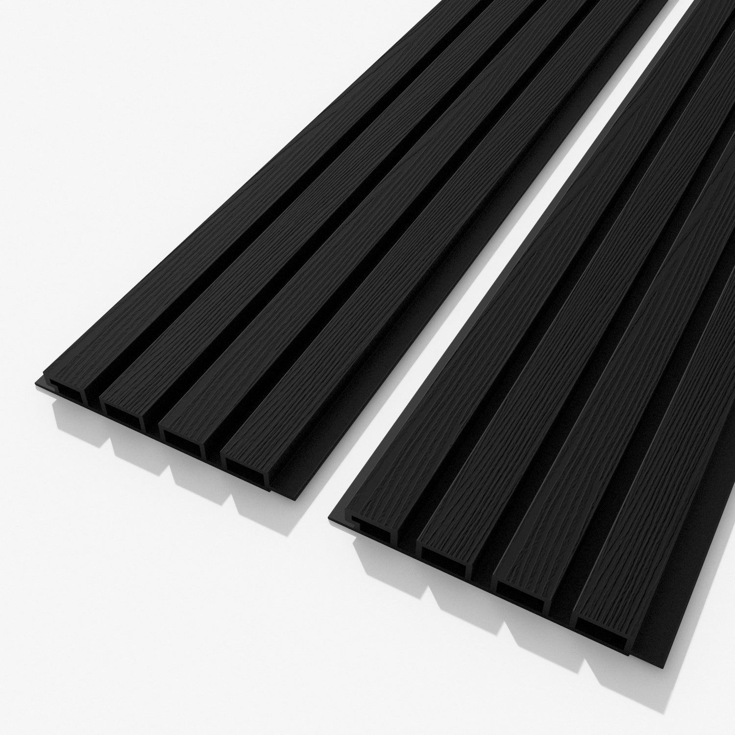 Slat Wall - Composite - Grained Finish - Shades of Grey Sample Pack