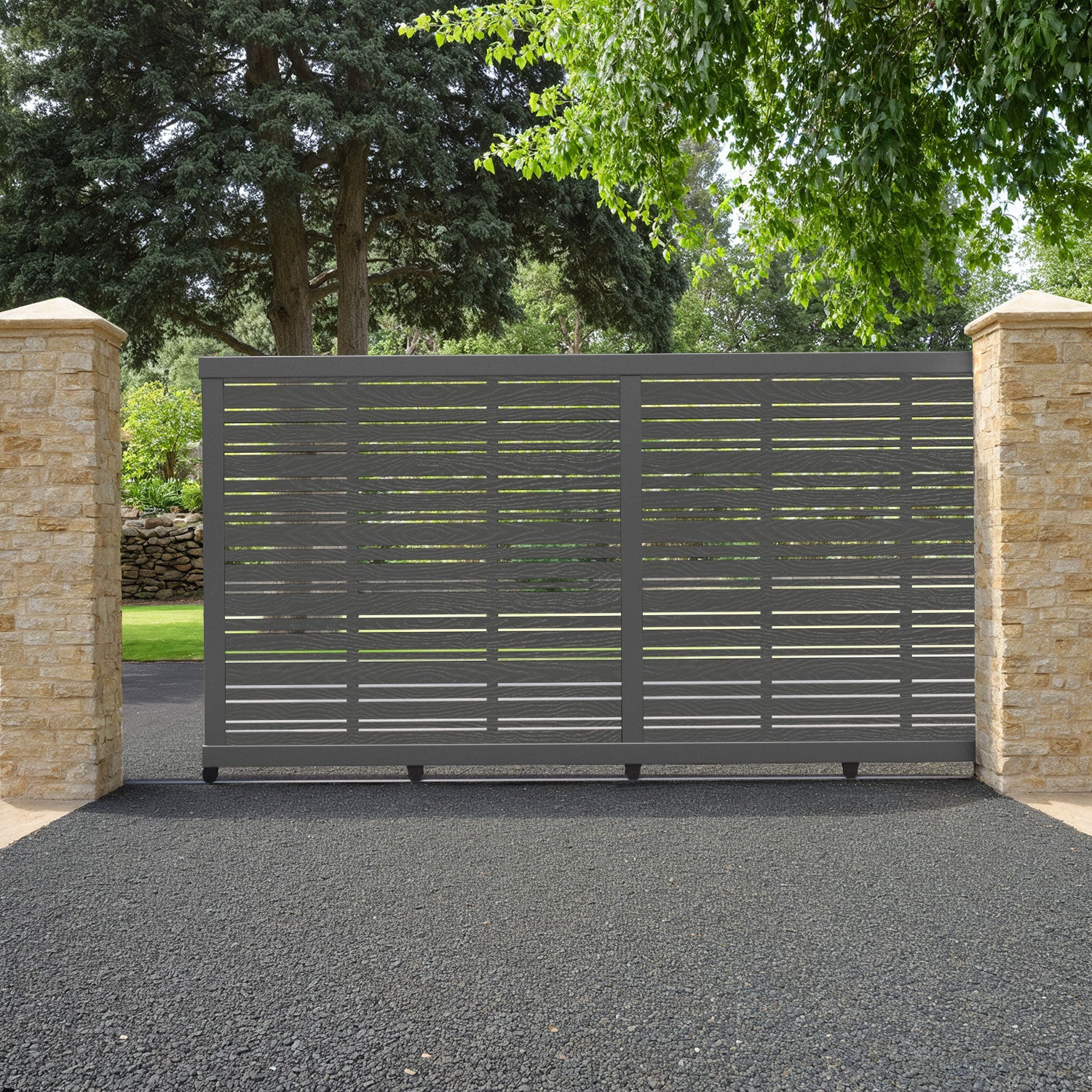 Linea Sliding Driveway Gate