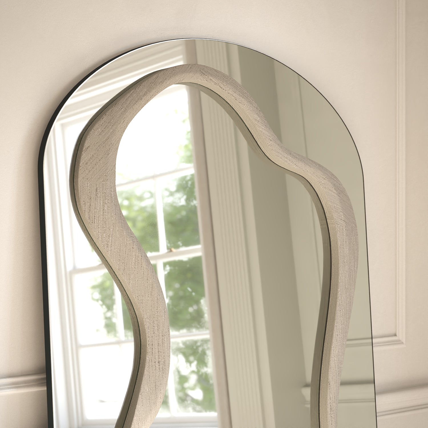 Forma Frame Within Arched Full-Length Leaner Mirror - with LED