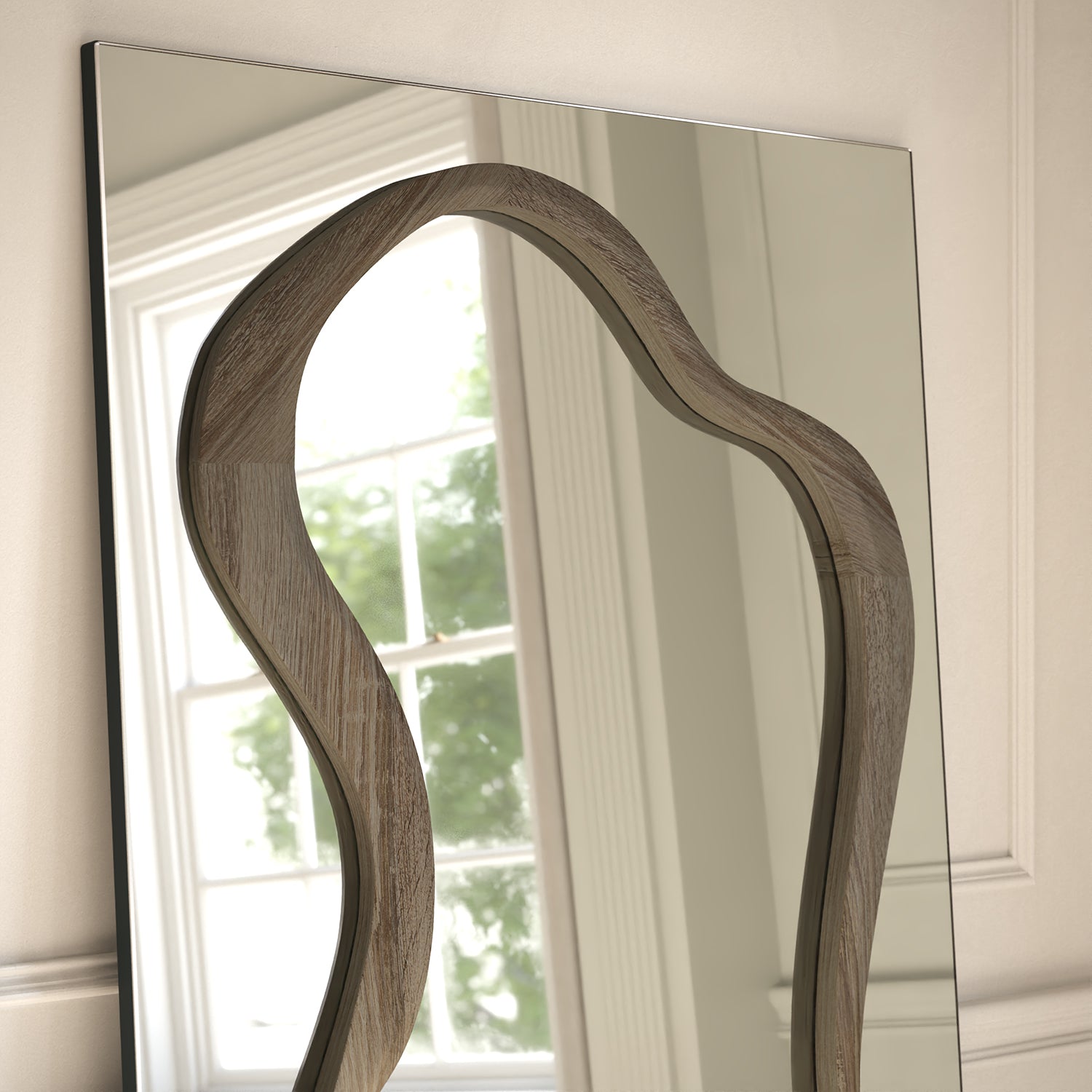 Forma Frame Within Rectangular Full-Length Leaner Mirror