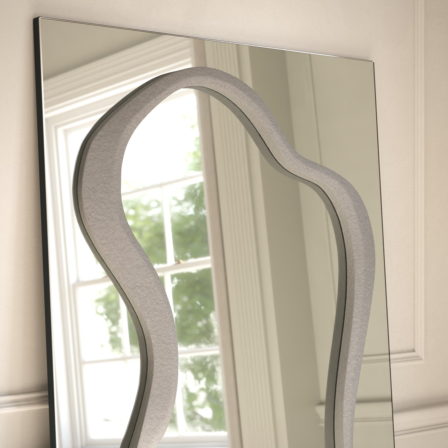 Forma Frame Within Rectangular Full-Length Leaner Mirror