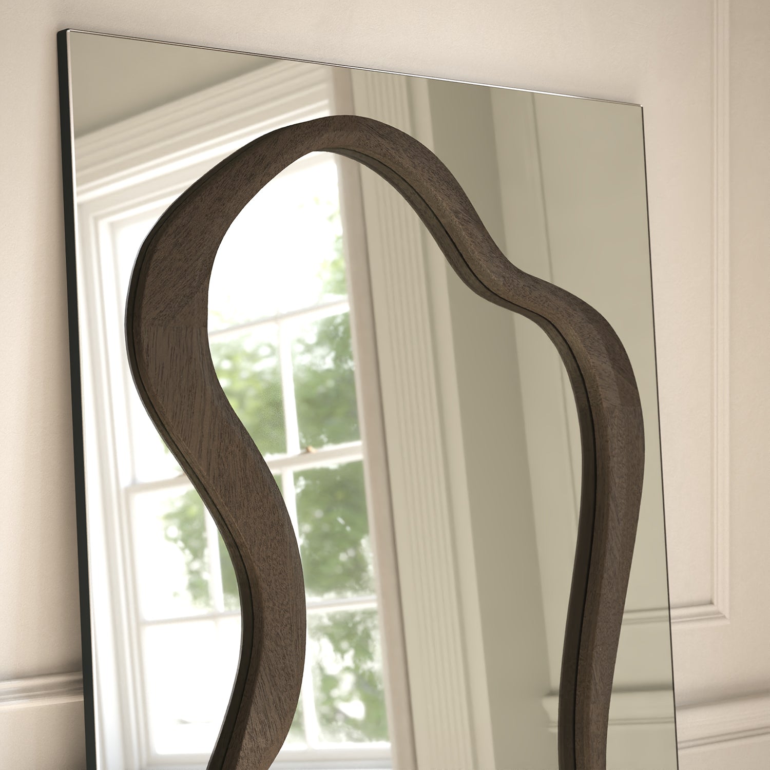 Forma Frame Within Rectangular Full-Length Leaner Mirror