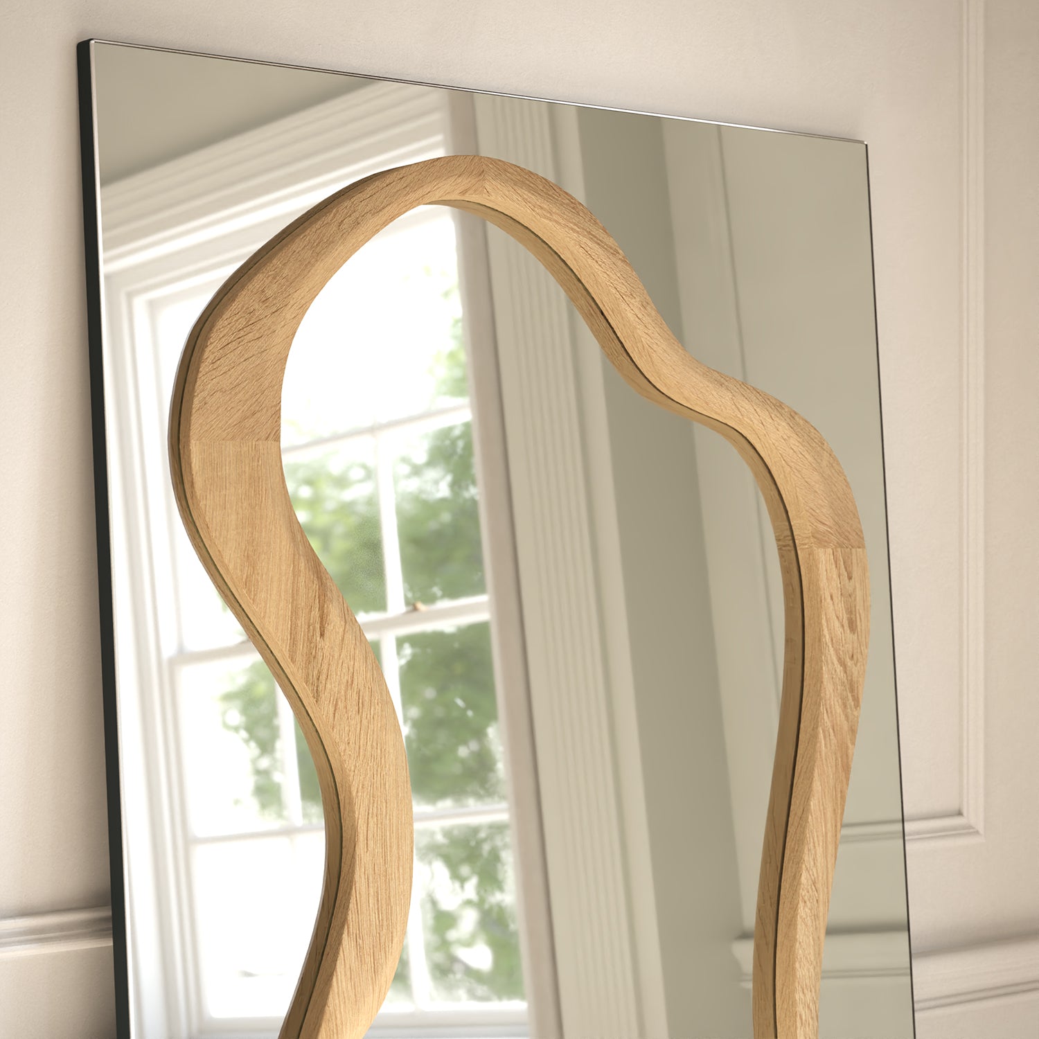 Forma Frame Within Rectangular Full-Length Leaner Mirror