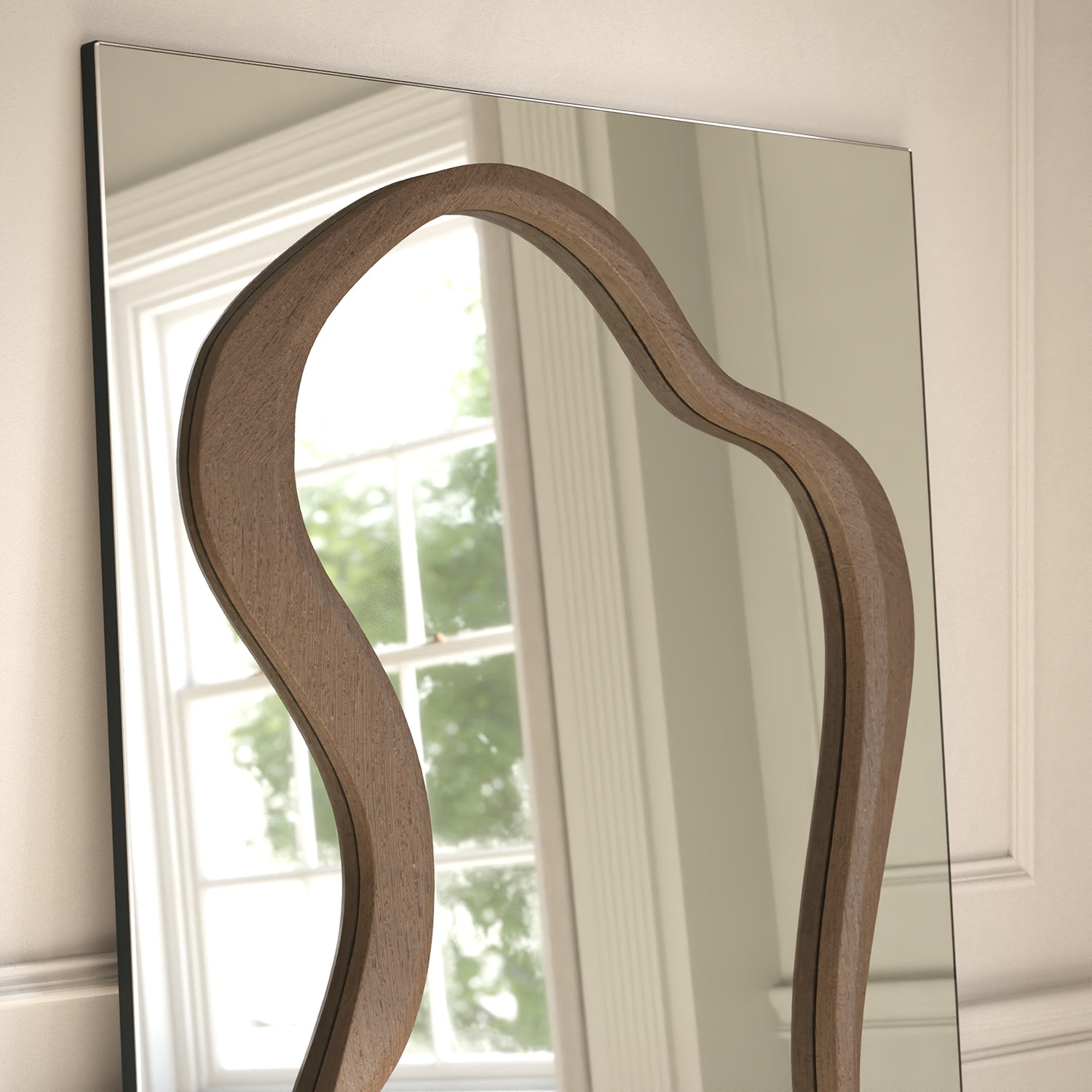 Forma Frame Within Rectangular Full-Length Leaner Mirror