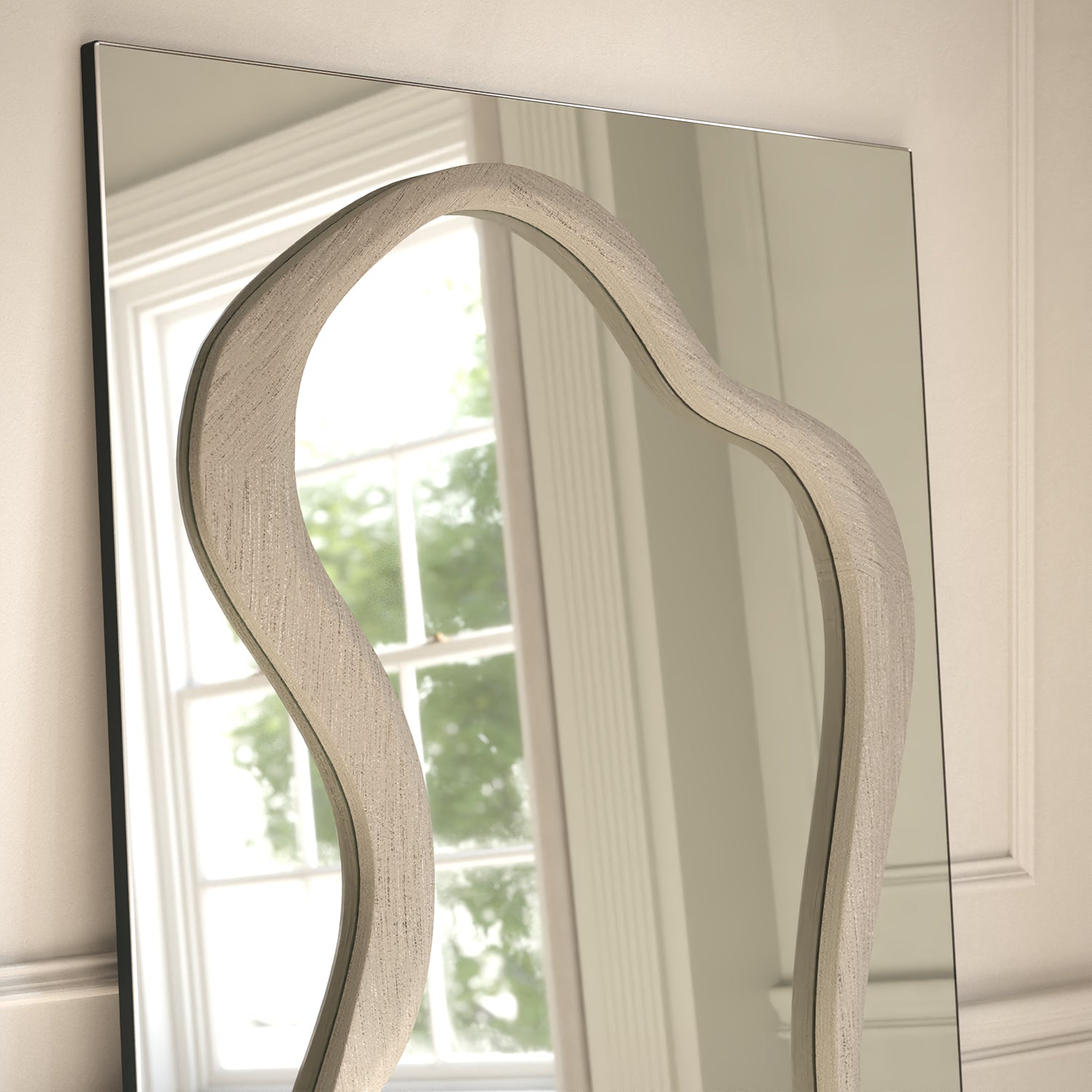 Forma Frame Within Rectangular Full-Length Leaner Mirror