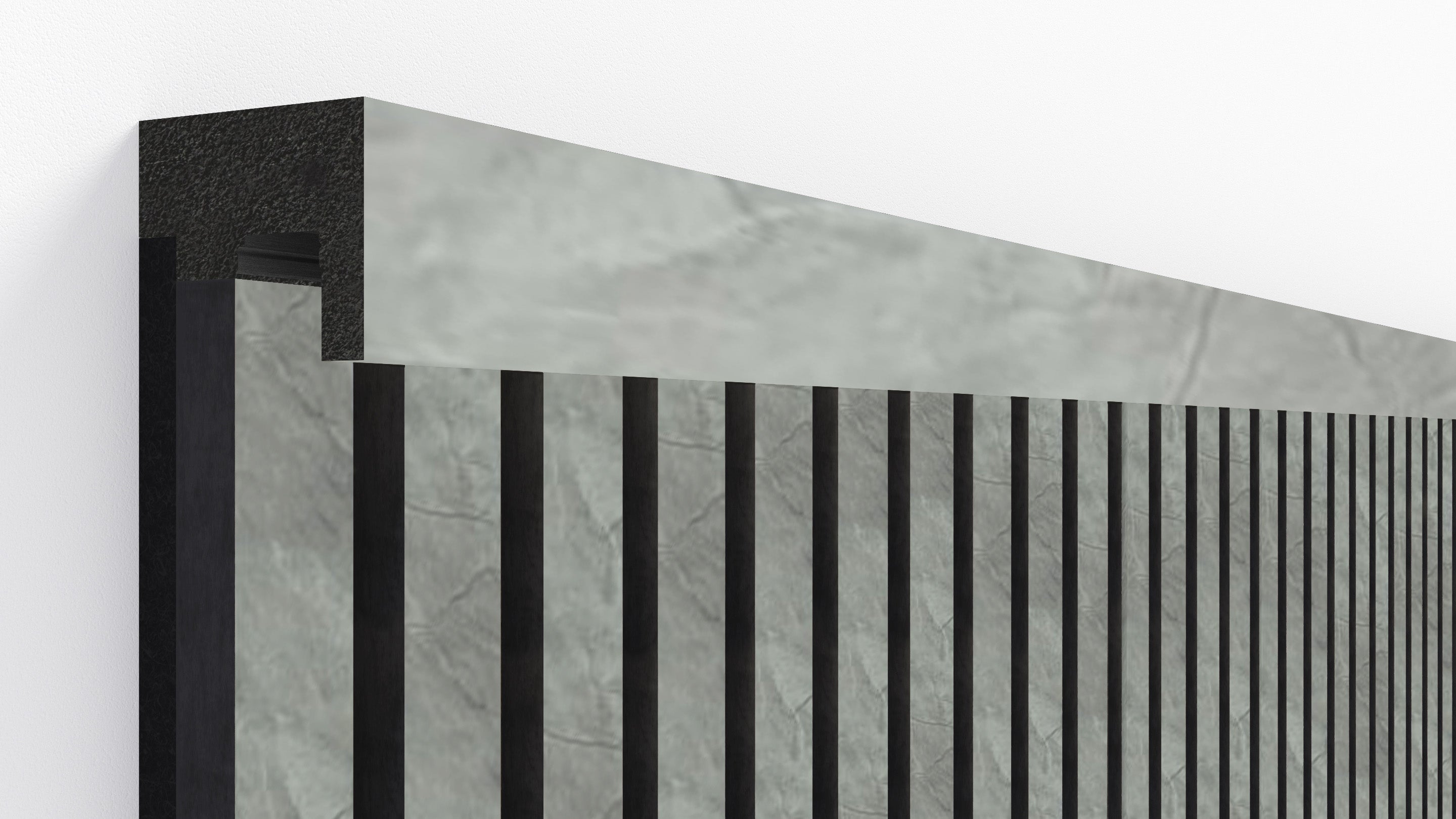 InsuSlat™ - Top Trim Batten - Travertine