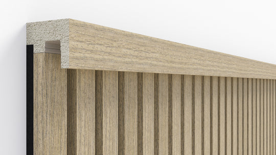 InsuSlat™ - Top Trim Batten - Vermont Oak