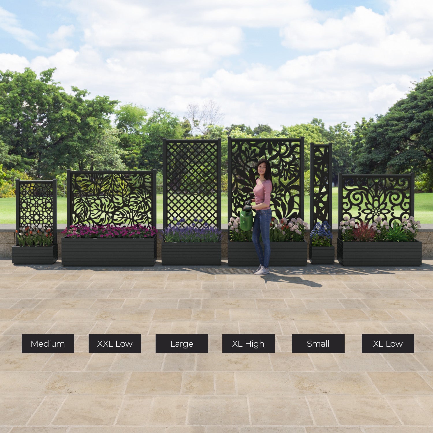 Vertu Small Planter with Zenith Screen