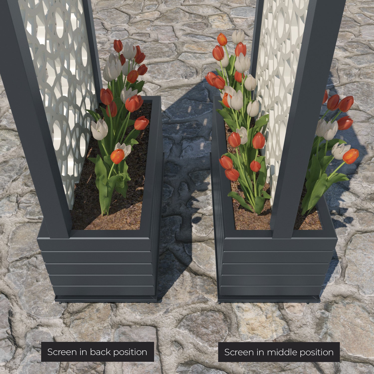 Vertu - Small Planter - Nabila Screen